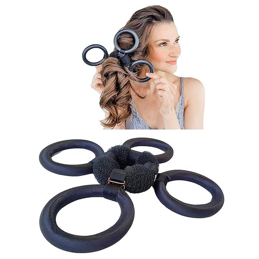 💥GRAN OFERTA 2x1 💥Rizador de Cabello Sin Calor, Rizos en Forma de Flor Sin Calor